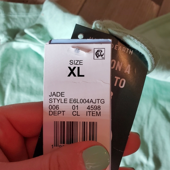 NWT Happy Earth Apparel Protect The Planet T-Shirt Size XL Jade Green - Picture 11 of 16